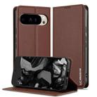 For Google Pixel 10 / 10 Pro LC.IMEEKE L1 Series Frosted Fine Texture PU Phone Case(Brown) - 1