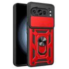 For Google Pixel 9 Pro XL Sliding Camera Cover Design TPU+PC Phone Case(Red) - 1