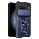 For Google Pixel 7 5G Sliding Camera Cover Design TPU+PC Phone Case(Blue) - 1