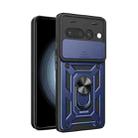 For Google Pixel 7 Pro 5G Sliding Camera Cover Design TPU+PC Phone Case(Blue) - 1