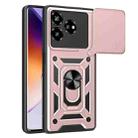 For ZTE Axon 60 4G Sliding Camera Cover Design TPU+PC Phone Case(Rose Gold) - 1