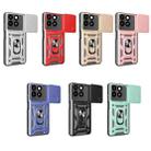 For ZTE Blade A35 4G / A55 4G Sliding Camera Cover Design TPU+PC Phone Case(Green) - 2