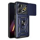 For ZTE nubia Neo 3 Sliding Camera Cover Design TPU+PC Phone Case(Blue) - 1