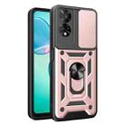 For TCL 50 SE Sliding Camera Cover Design TPU+PC Phone Case(Rose Gold) - 1