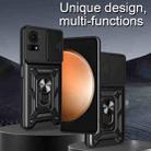 For TCL 50 LE 4G Sliding Camera Cover Design TPU+PC Phone Case(Black) - 2