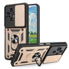 For TCL 50 NxtPaper / 50 Pro NxtPaper Sliding Camera Cover Design TPU+PC Phone Case(Gold) - 1