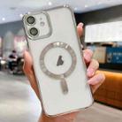For iPhone 11 Electroplating MagSafe Phone Case(Silver) - 1