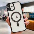 For iPhone 17 Electroplating MagSafe Phone Case(Black) - 1