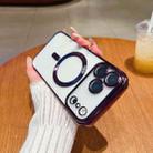 For iPhone 17 Pro Electroplating MagSafe Phone Case(Dark Purple) - 1