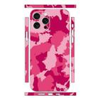 For iPhone 15 Pro Max All-inclusive PET Phone Decal Adhesive Sticker(Rose Pink) - 1