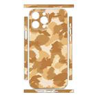 For iPhone 15 Pro Max All-inclusive PET Phone Decal Adhesive Sticker(Camouflage Gold) - 2