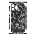 For iPhone 15 Pro Max All-inclusive PET Phone Decal Adhesive Sticker(Camouflage Black) - 2