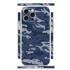 For iPhone 15 Pro All-inclusive PET Phone Decal Adhesive Sticker(Camouflage Blue) - 1