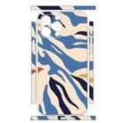 For iPhone 15 Pro All-inclusive PET Phone Decal Adhesive Sticker(Blue White Stripe) - 2