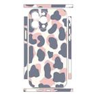 For iPhone 15 Pro All-inclusive PET Phone Decal Adhesive Sticker(Purple Pink Cow Pattern) - 2