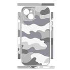 For iPhone 15 Plus All-inclusive PET Phone Decal Adhesive Sticker(Camouflage White) - 2