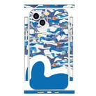 For iPhone 15 Plus All-inclusive PET Phone Decal Adhesive Sticker(Blue Ripples) - 1