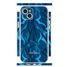 For iPhone 15 All-inclusive PET Phone Decal Adhesive Sticker(Blue Lines) - 1