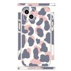 For iPhone 15 All-inclusive PET Phone Decal Adhesive Sticker(Purple Pink Cow Pattern) - 1