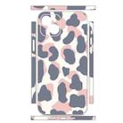 For iPhone 15 All-inclusive PET Phone Decal Adhesive Sticker(Purple Pink Cow Pattern) - 2