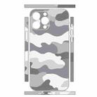 For iPhone 14 Pro All-inclusive PET Phone Decal Adhesive Sticker(Camouflage White) - 2