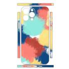 For iPhone 13 Pro All-inclusive PET Phone Decal Adhesive Sticker(Green Yellow) - 2