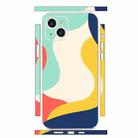 For iPhone 13 All-inclusive PET Phone Decal Adhesive Sticker(White Yellow) - 1
