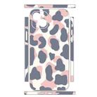 For iPhone 13 All-inclusive PET Phone Decal Adhesive Sticker(Purple Pink Cow Pattern) - 2