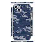 For iPhone 13 mini All-inclusive PET Phone Decal Adhesive Sticker(Camouflage Blue) - 1