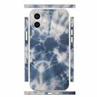 For iPhone 12 All-inclusive PET Phone Decal Adhesive Sticker(Dark Blue White) - 1