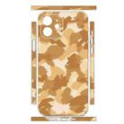 For iPhone 12 All-inclusive PET Phone Decal Adhesive Sticker(Camouflage Gold) - 2