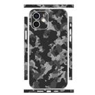 For iPhone 12 All-inclusive PET Phone Decal Adhesive Sticker(Camouflage Black) - 1