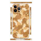 For iPhone 12 Pro Max All-inclusive PET Phone Decal Adhesive Sticker(Camouflage Gold) - 1