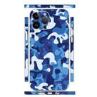 For iPhone 12 Pro All-inclusive PET Phone Decal Adhesive Sticker(Blue White) - 1