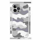 For iPhone 12 Pro All-inclusive PET Phone Decal Adhesive Sticker(Camouflage White) - 1