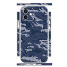 For iPhone 12 mini All-inclusive PET Phone Decal Adhesive Sticker(Camouflage Blue) - 1