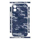 For iPhone 12 mini All-inclusive PET Phone Decal Adhesive Sticker(Camouflage Blue) - 2