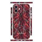 For iPhone 12 mini All-inclusive PET Phone Decal Adhesive Sticker(Red Lines) - 1