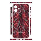 For iPhone 12 mini All-inclusive PET Phone Decal Adhesive Sticker(Red Lines) - 2