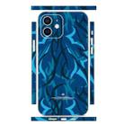 For iPhone 12 mini All-inclusive PET Phone Decal Adhesive Sticker(Blue Lines) - 1