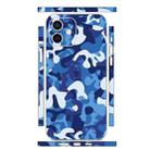 For iPhone 12 mini All-inclusive PET Phone Decal Adhesive Sticker(Blue White) - 1