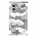 For iPhone 12 mini All-inclusive PET Phone Decal Adhesive Sticker(Camouflage White) - 1