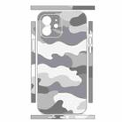 For iPhone 12 mini All-inclusive PET Phone Decal Adhesive Sticker(Camouflage White) - 2