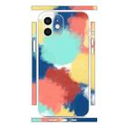 For iPhone 12 mini All-inclusive PET Phone Decal Adhesive Sticker(Green Yellow) - 1