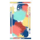 For iPhone 12 mini All-inclusive PET Phone Decal Adhesive Sticker(Green Yellow) - 2