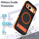 For Google Pixel 9 Pro XL Dual-Color Skin Feel Magsafe Phone Case with Holder(Red) - 2