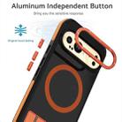 For Google Pixel 9 Pro XL Dual-Color Skin Feel Magsafe Phone Case with Holder(Red) - 3