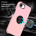 For iPhone 16e PC + TPU Magnetic Phone Case with Invisible Ring Holder(Rose Gold) - 2
