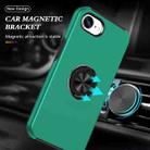For iPhone 16e PC + TPU Magnetic Phone Case with Invisible Ring Holder(Dark Green) - 2