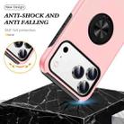 For iPhone 17 Pro Max PC + TPU Magnetic Phone Case with Invisible Ring Holder(Rose Gold) - 3